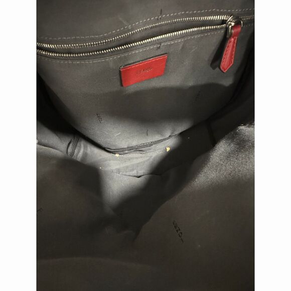 Fendi Leather By The Way Medium Backpack Red Whipstitch Accents - Picture 4 of 4